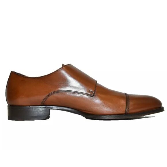 New! To Boot New York \'Medford\' Double Monk Strap 10.5 Cognac Brown DD473 main image 5